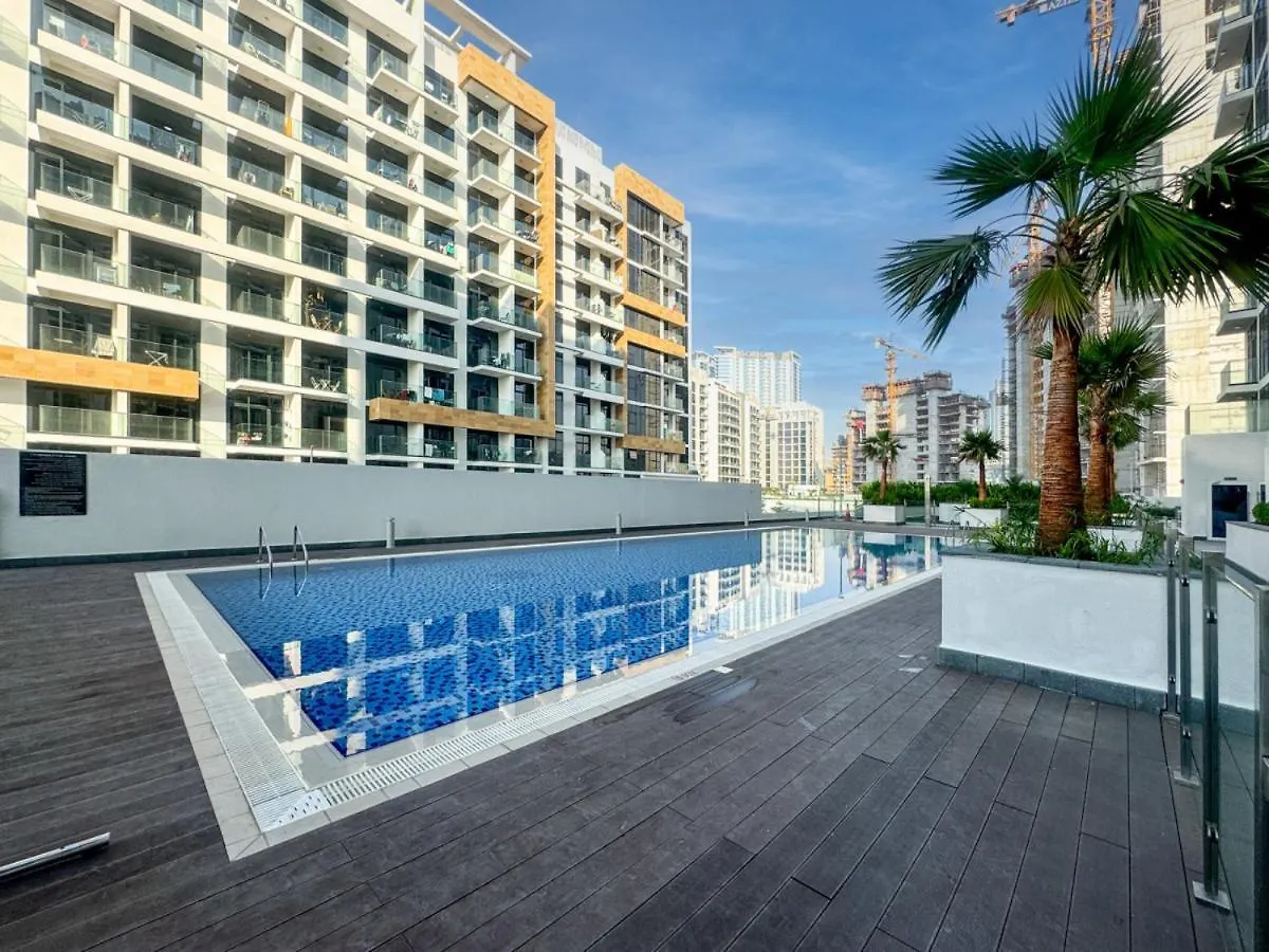 Апартаменты Cosy Azizi Riviera Studio Retreat With City Views Дубай